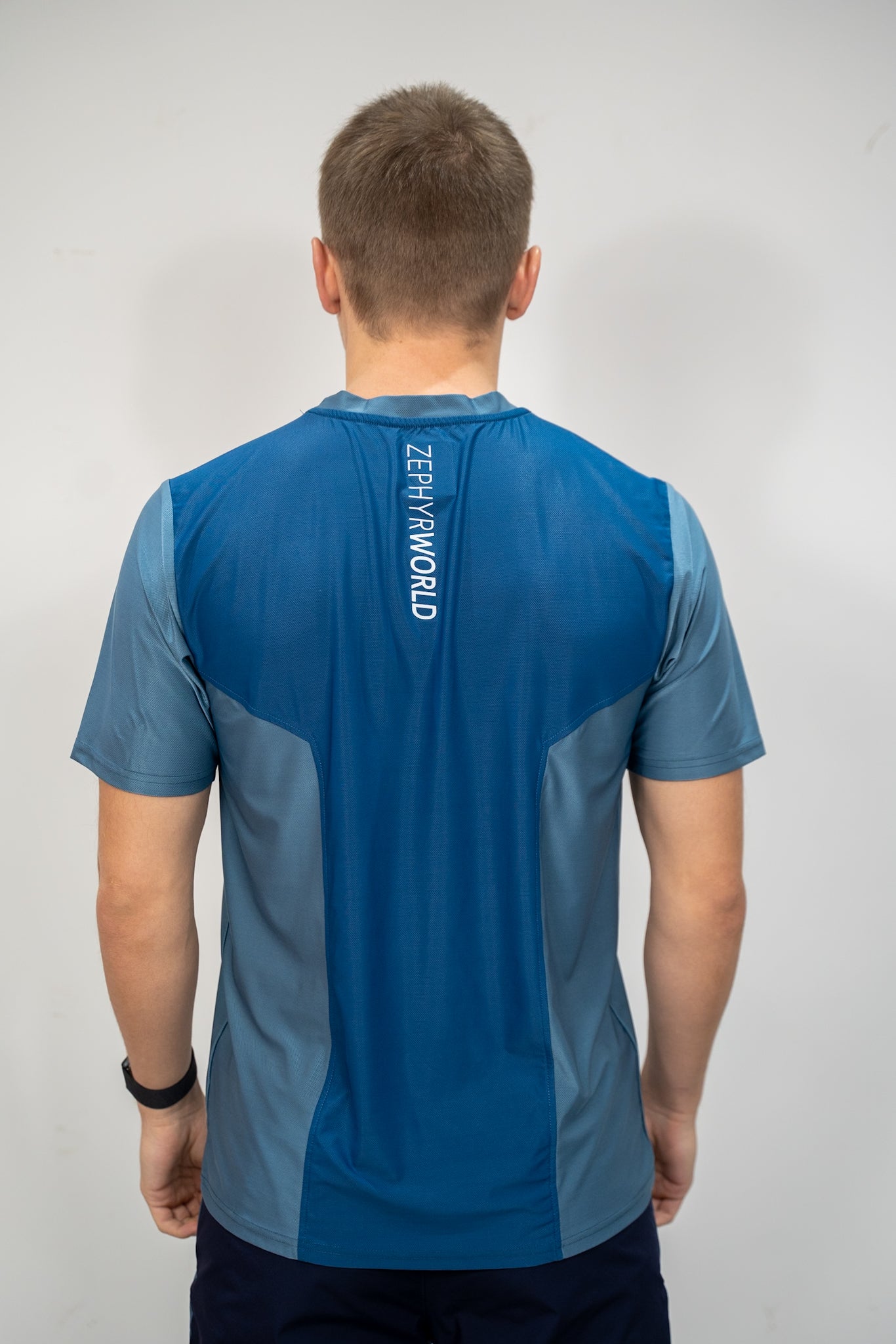 Zephyr Pulse Mens Tee | Blue