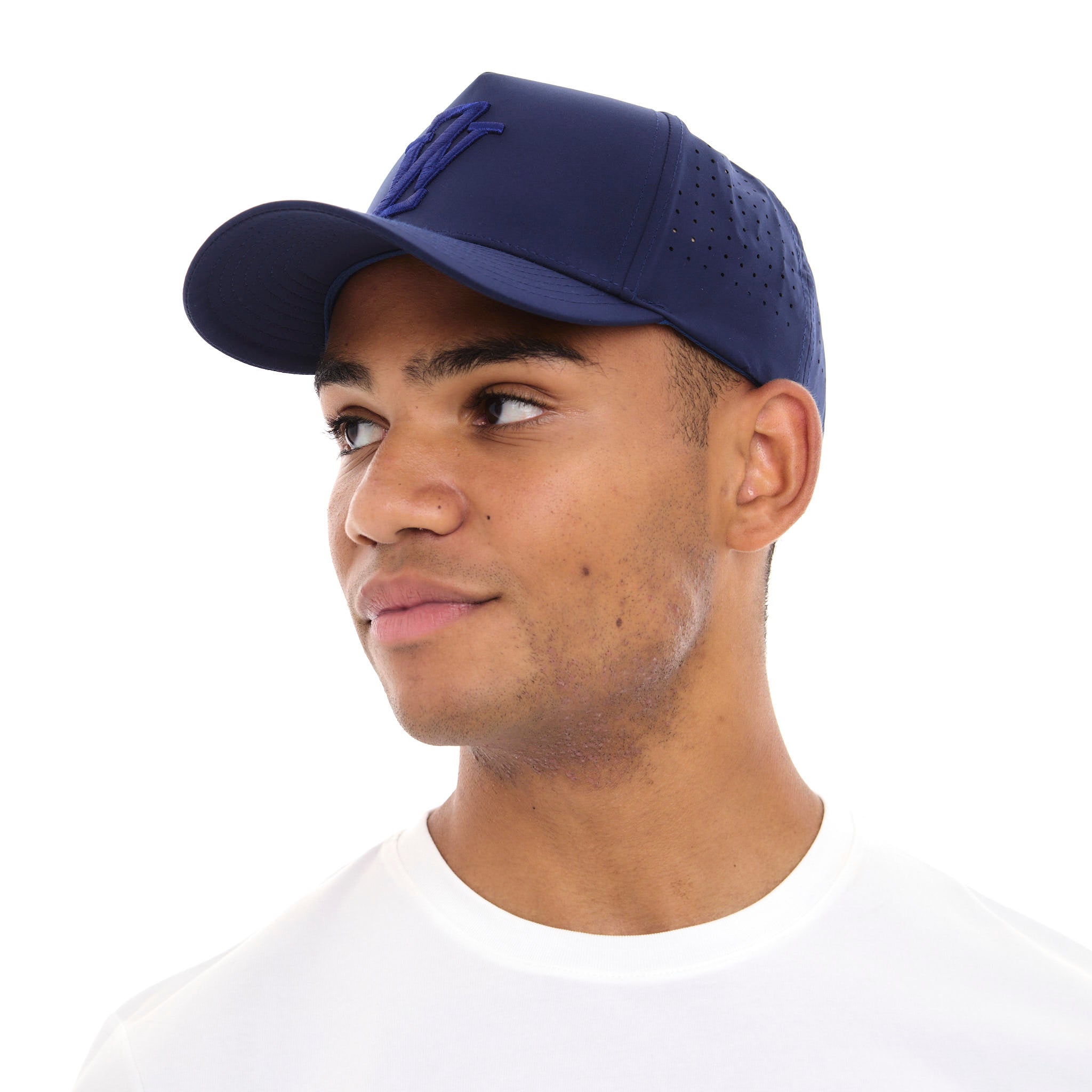 Zephyr World Laser Cap | Adjustable Snapback Blue with Blue Trims