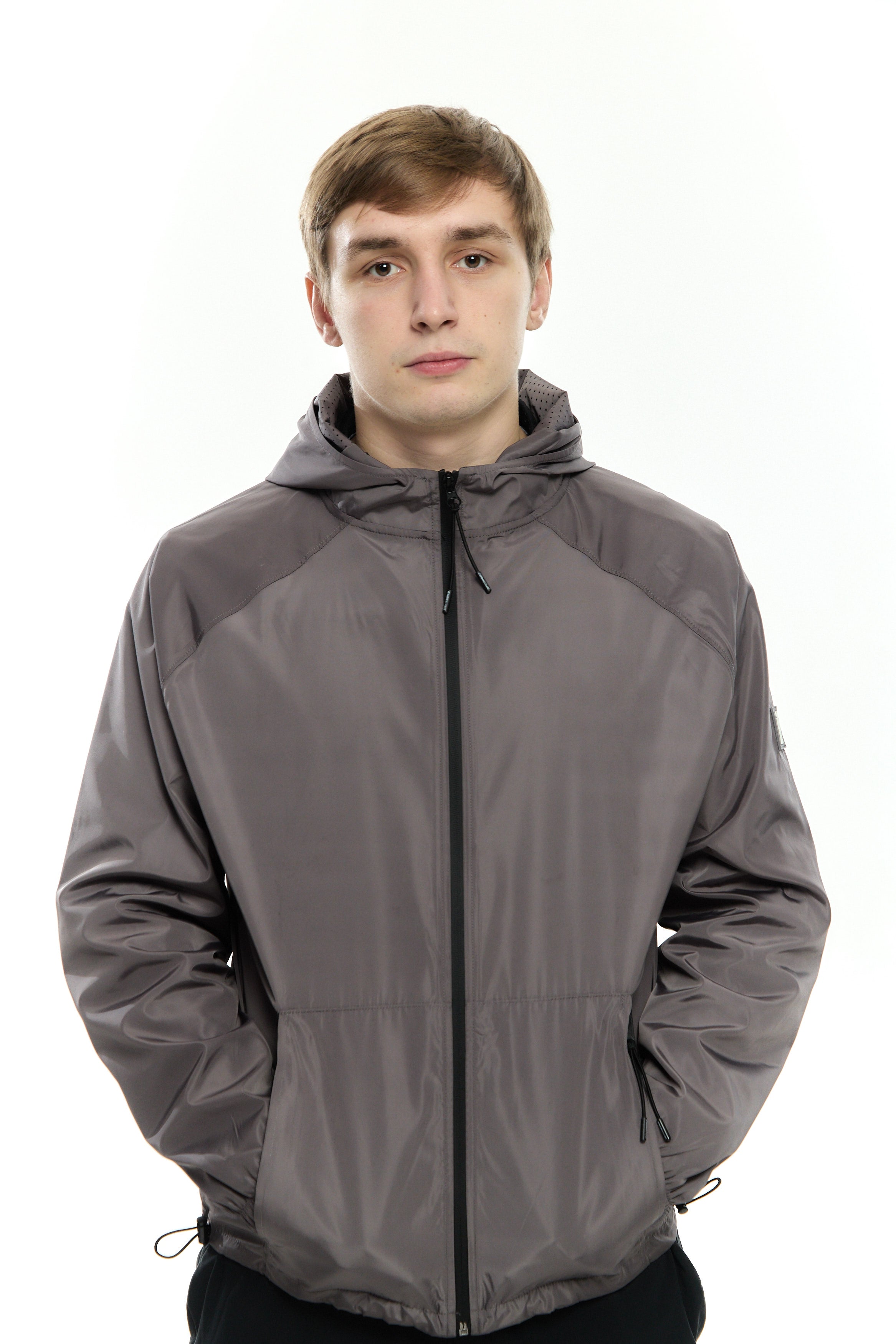Zephyr Flex Mens Windbreaker | Grey