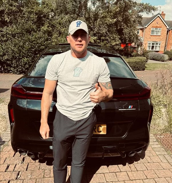 Zephyr World Trucker Cap | Grey with Blue Trims