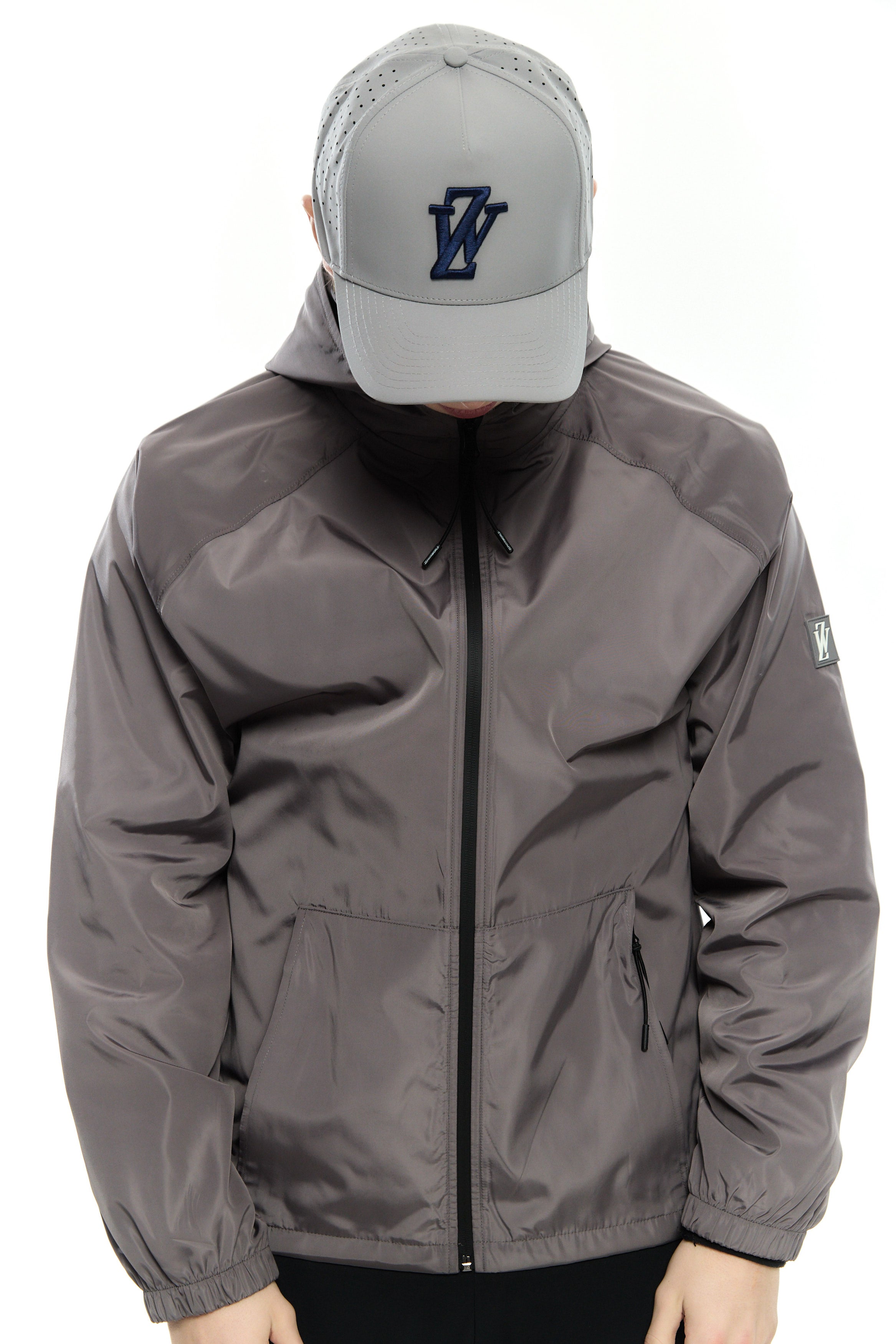 Zephyr Flex Mens Windbreaker | Grey